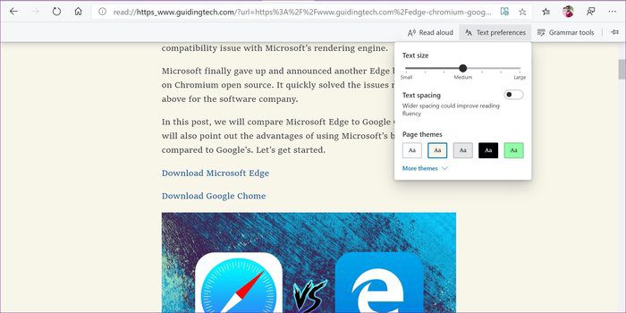 edge-reading_935adec67b324b146ff212ec4c69054f Microsoft Edge Chromium مقابل Brave: أي متصفح Windows 10 أفضل