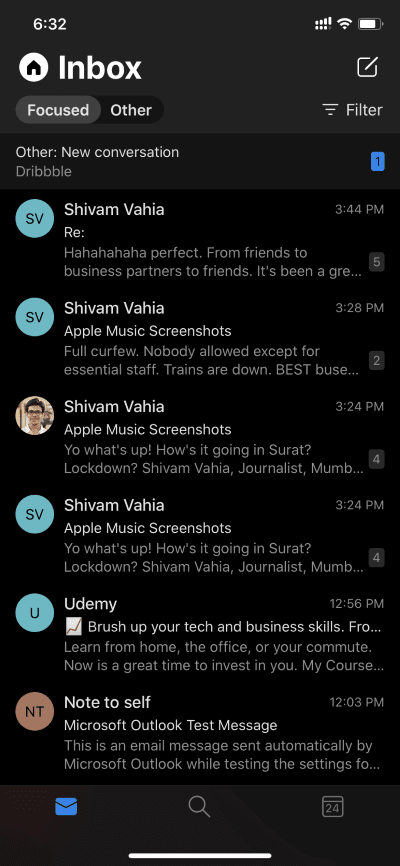 outlook-ui-1_4d470f76dc99e18ad75087b1b8410ea9 Spike Mail مقابل Outlook: ما هو بديل Apple Mail الأفضل على iPhone