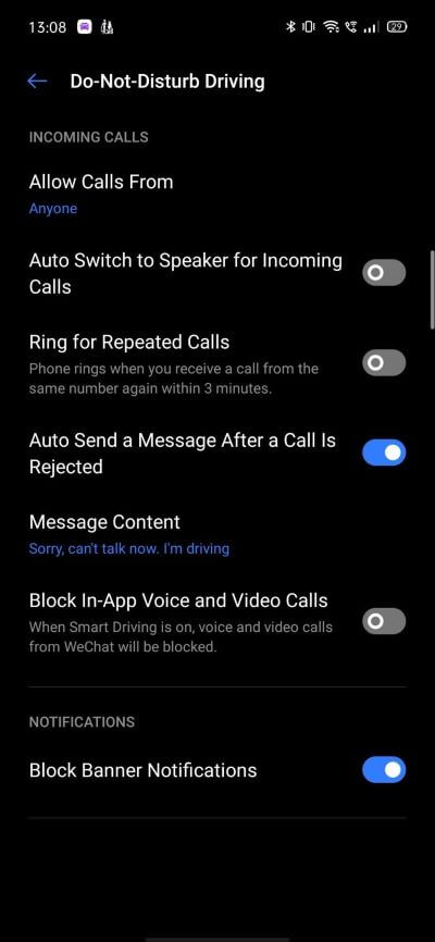 realme-driving-2_4d470f76dc99e18ad75087b1b8410ea9 أفضل 11 نصيحة وحيلة لـ Realme UI لاستخدامه مثل المحترفين