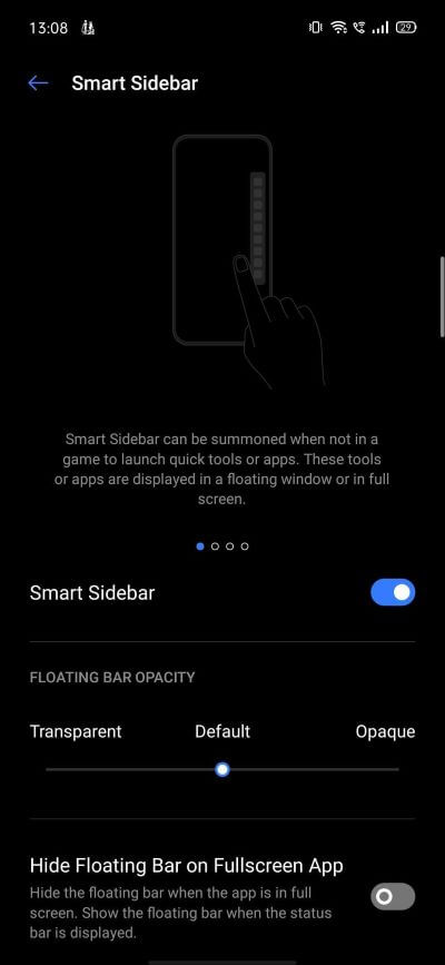 realme-sidebar_4d470f76dc99e18ad75087b1b8410ea9 أفضل 11 نصيحة وحيلة لـ Realme UI لاستخدامه مثل المحترفين