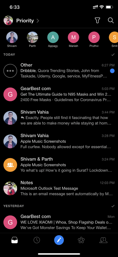 spike-ui-1_4d470f76dc99e18ad75087b1b8410ea9 Spike Mail مقابل Outlook: ما هو بديل Apple Mail الأفضل على iPhone