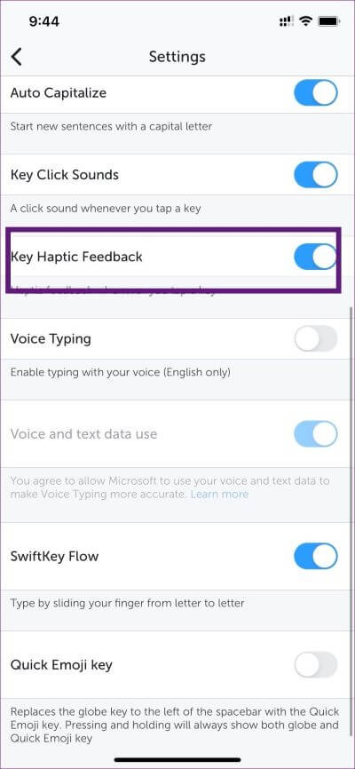 swifykey-haptic_4d470f76dc99e18ad75087b1b8410ea9 أفضل 3 لوحات المفاتيح iOS مع ردود الفعل Haptic