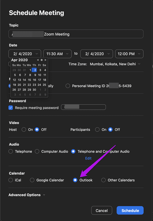2-How-to-Add-Zoom-Meetings-to-Outlook-Calendar-3_4d470f76dc99e18ad75087b1b8410ea9 كيفية إضافة اجتماعات Zoom إلى تقويم Outlook وتقويم Google