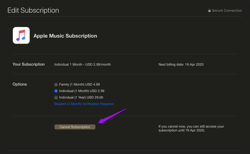 كيفية إلغاء اشتراك Apple Music على iPhone و Android - %categories