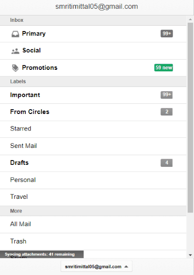 Click-on-the-hamburger-menu-icon-to-open-any-required-category كيفية استخدام Gmail بدون انترنت في متصفحك