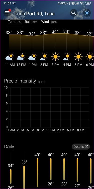 Dark-Sky-Alternatives-1_4d470f76dc99e18ad75087b1b8410ea9 أفضل 5 بدائل لـ Dark Sky لنظام Android