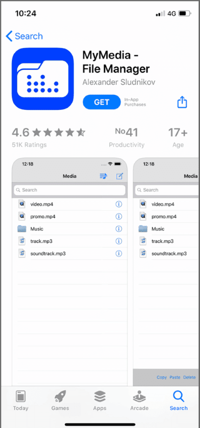 Download-the-‘MyMedia-–-File-Manager’-app-on-your-iOS-device-480x1024-1 3 طرق لتنزيل مقاطع فيديو Facebook على iPhone