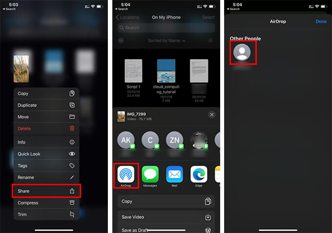 Get-iOS-Files-on-Mac-Using-AirDrop كيفية نقل الصور دون فقدان الجودة - دليل كامل