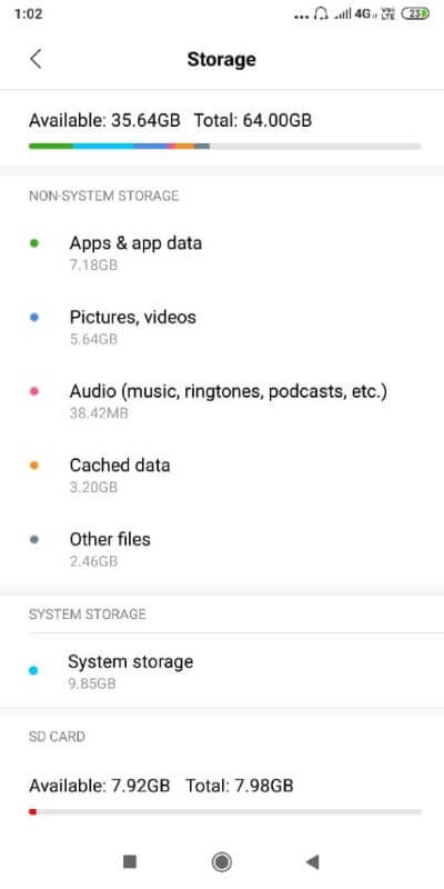 Go-to-‘Settings’-and-then-‘Storage’-and-check-device’s-free-space-512x1024-1 إصلاح خطأ التنزيل معلق في متجر Google Play