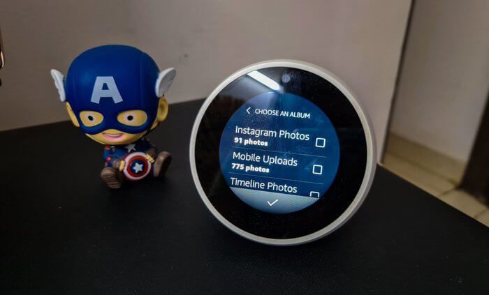 كيفية إضافة الصور واللقطات إلى Amazon Echo Spot - %categories