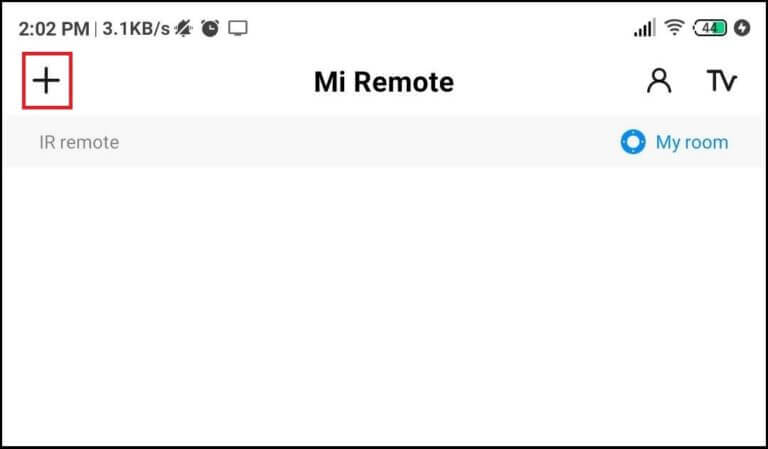 In-the-Remote-Control-app-search-for-the-sign-or-Add-button-1-768x449-1 كيفية استخدام الهاتف الذكي كجهاز التحكم بالتلفزيون عن بعد