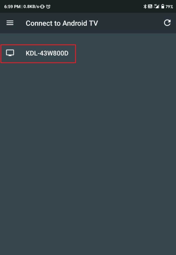 Let-the-Android-TV-name-comes-in-your-Bluetooth-list.-705x1024-1 كيفية استخدام الهاتف الذكي كجهاز التحكم بالتلفزيون عن بعد