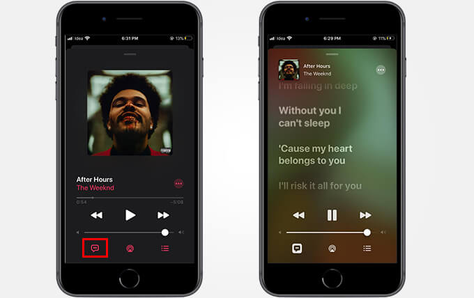 كيفية عرض كلمات الأغاني كاملة على Apple Music - %categories