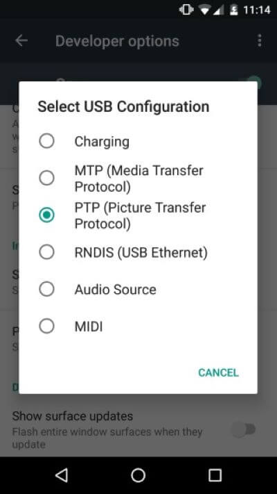 Navigate-Media-Device-MTP-and-tap-it إصلاح هاتف Android غير معترف به على Windows 10