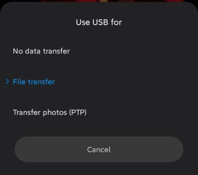 Pull-down-the-notification-panel-tap-on-“use-USB-for”-select-File-Transfer-or-MTP-768x678-1 إصلاح هاتف Android غير معترف به على Windows 10