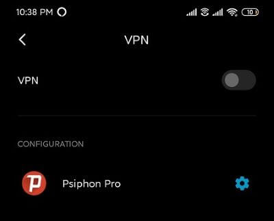 Tap-on-VPN-to-turn-it-“off” 10 طرق لإصلاح توقف متجر Google Play عن العمل