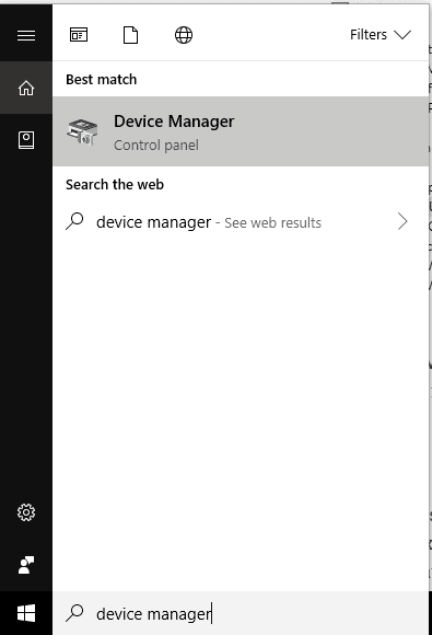 Type-Open-Device-Manager-in-search-bar-and-hit-enter-1 إصلاح هاتف Android غير معترف به على Windows 10