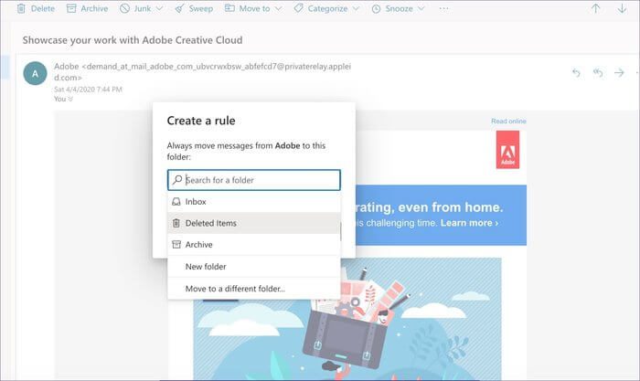 auto-delete-mail_935adec67b324b146ff212ec4c69054f كيفية حذف رسائل البريد الإلكتروني في Microsoft Outlook