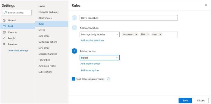 auto-delete-outlook-bank_935adec67b324b146ff212ec4c69054f كيفية حذف رسائل البريد الإلكتروني في Microsoft Outlook