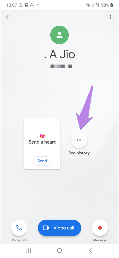 check-google-duo-call-history-6_4d470f76dc99e18ad75087b1b8410ea9 كيفية البحث عن ، تنزيل ، وحذف سجل مكالمات Google Duo