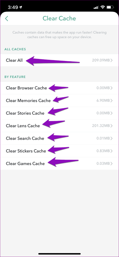 ماذا يحدث عندما تقوم بمسح ذاكرة التخزين المؤقت لـ Snapchat - %categories