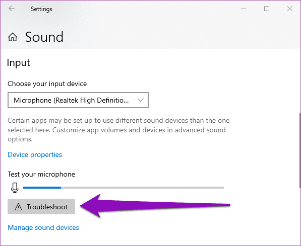 fix-microsoft-teams-microphone-not-working-windows-10-07_4d470f76dc99e18ad75087b1b8410ea9 5 إصلاحات لميكروفون Microsoft Teams لا يعمل على Windows 10