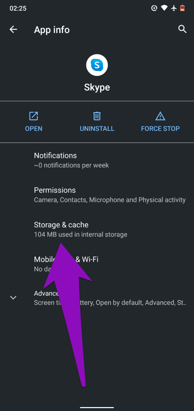 fix-skype-mobile-app-not-working-android-03_4d470f76dc99e18ad75087b1b8410ea9 7 طرق لإصلاح عدم عمل تطبيق Skype Mobile على Android