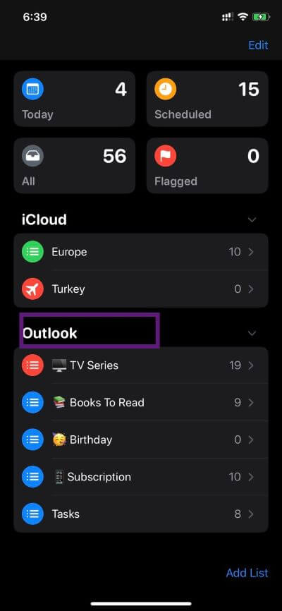 outlook-in-tasks_4d470f76dc99e18ad75087b1b8410ea9 كيفية إضافة مهام Outlook على iPhone وبعض الحيل الأخرى