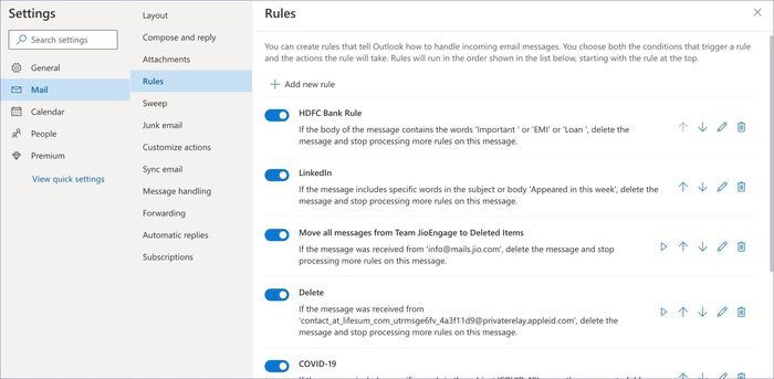 outlook-rules-2_935adec67b324b146ff212ec4c69054f كيفية حذف رسائل البريد الإلكتروني في Microsoft Outlook