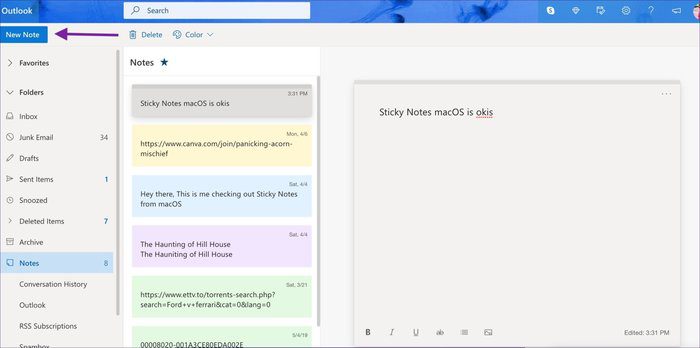كيفية الوصول إلى Microsoft Sticky Notes على iPhone و Android و Mac - %categories