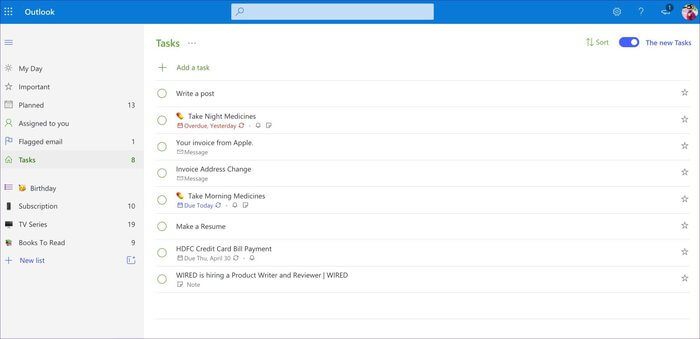 outlook-web_935adec67b324b146ff212ec4c69054f كيفية إضافة مهام Outlook على iPhone وبعض الحيل الأخرى