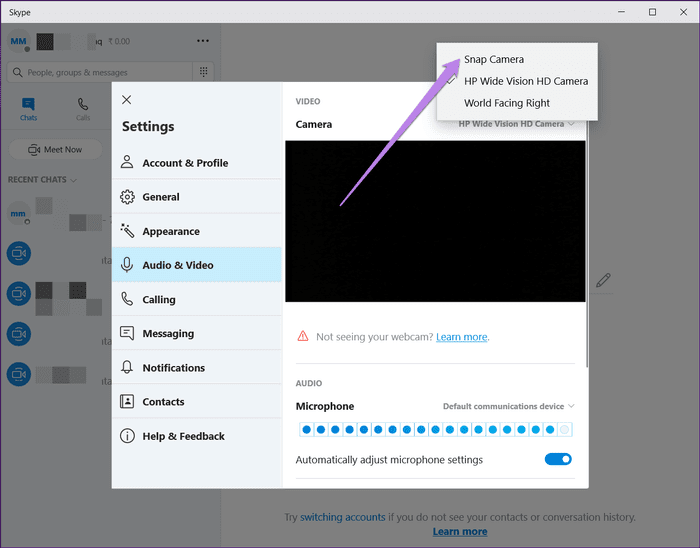 أفضل 5 طرق لإصلاح خلفية الفيديو المخصصة لـ Skype لا تظهر - %categories