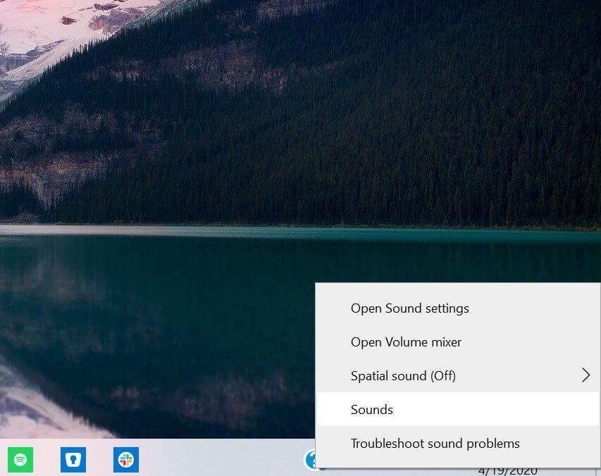 sounds-in-desktop_4d470f76dc99e18ad75087b1b8410ea9 كيفية إصلاح عدم عمل صوت Skype على Windows 10