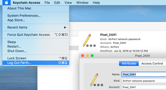 username_935adec67b324b146ff212ec4c69054f كيفية إظهار و عرض كلمات مرور Wi-Fi المحفوظة على الـ Mac