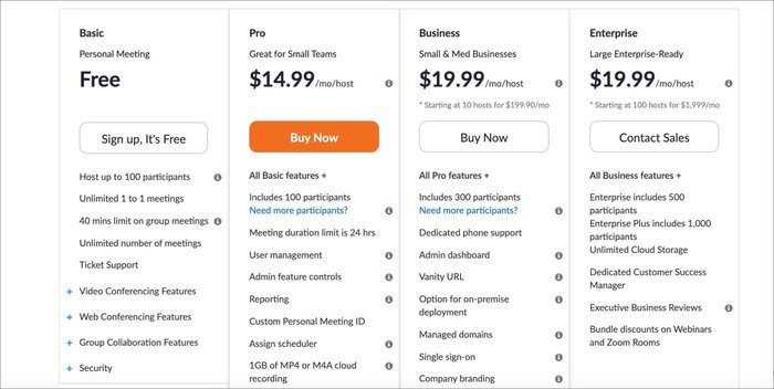 zoom-pricing_935adec67b324b146ff212ec4c69054f مقارنة مابين Skype و Zoom: أي خدمة مكالمات فيديو هي الأفضل