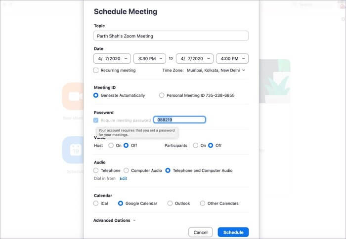 zoom-schedule-meeting_935adec67b324b146ff212ec4c69054f مقارنة مابين Skype و Zoom: أي خدمة مكالمات فيديو هي الأفضل
