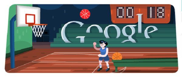 Basketball-2012 أفضل 15 لعبة Google Doodle عام 2025