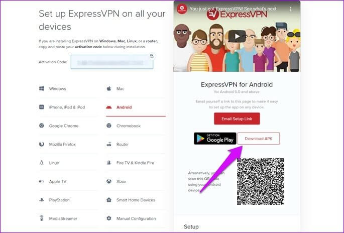 express vpn activation code android