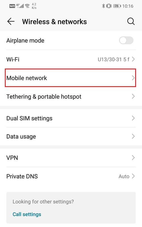 Click-on-Mobile-Networks إصلاح خطأ عدم اكتشاف بطاقة SIM على Android