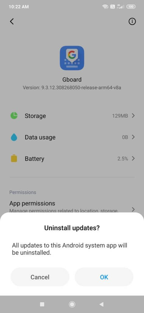 Click-on-Uninstall-updates-from-this-473x1024-1 إصلاح Gboard يستمر في التعطل على Android