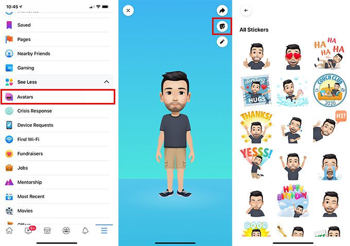 Find-all-your-Avatar-Stickers-on-Facebook كيفية صناعة Avatars على الفيسبوك الخاص بك