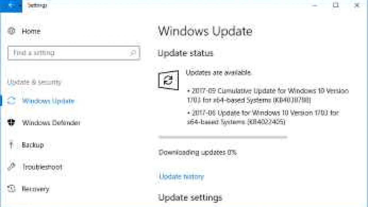 إصلاح توقف تحديث Windows 1903 عند 60 70 على نظام التشغيل Windows 10 أحلى هاوم