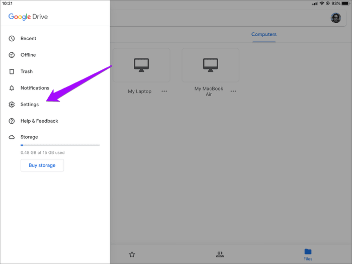 Google-Drive-Privacy-Screen-Face-ID-Touch-ID-2_935adec67b324b146ff212ec4c69054f كيفية تأمين Google Drive باستخدام Face ID أو Touch ID على iPhone و iPad