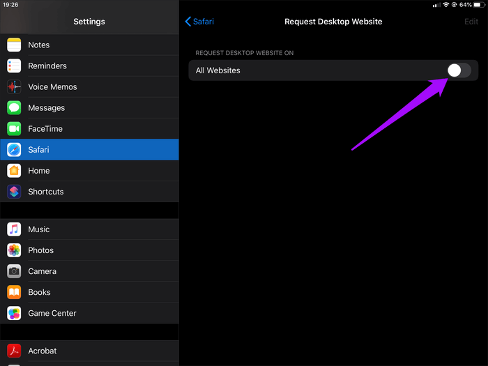 Ipados-Safari-Open-Sites-in-Mobile-Mode-6_935adec67b324b146ff212ec4c69054f أفضل 3 طرق لفتح المواقع في وضع الجوال في Safari لأجهزة iPadOS
