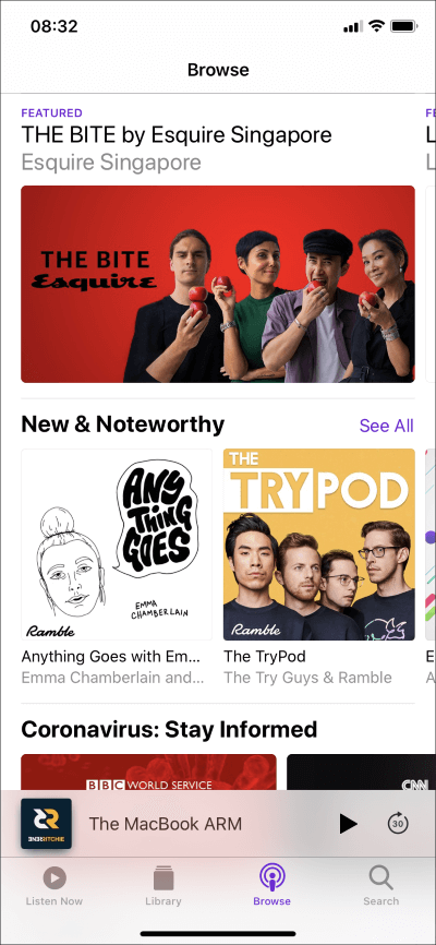 Iphone-Apple-Podcasts-Vs-Google-Podcasts-3_4d470f76dc99e18ad75087b1b8410ea9 Google Podcasts مقابل Apple Podcasts : أي تطبيق يعمل بشكل أفضل على iPhone