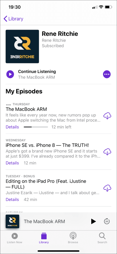 Iphone-Apple-Podcasts-Vs-Google-Podcasts-5_4d470f76dc99e18ad75087b1b8410ea9 Google Podcasts مقابل Apple Podcasts : أي تطبيق يعمل بشكل أفضل على iPhone