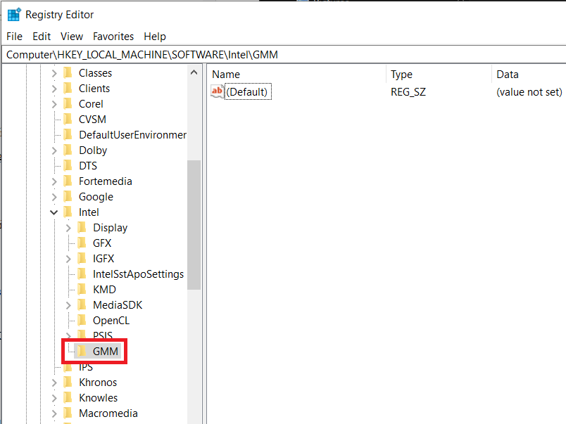 Name-the-new-folder-GMM 3 طرق لزيادة VRAM المخصص في Windows 10