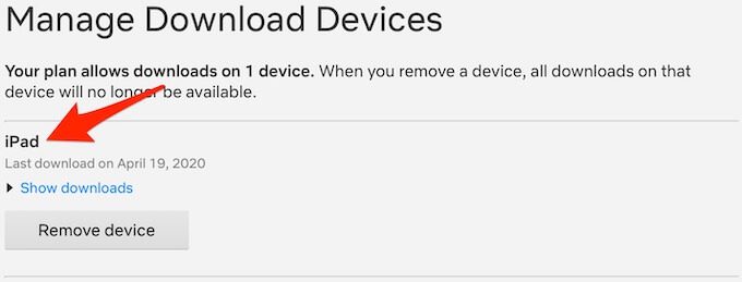 Netflix-Download-Devices شخص آخر يستخدم حساب Netflix الخاص بك؟ تحقق هنا!