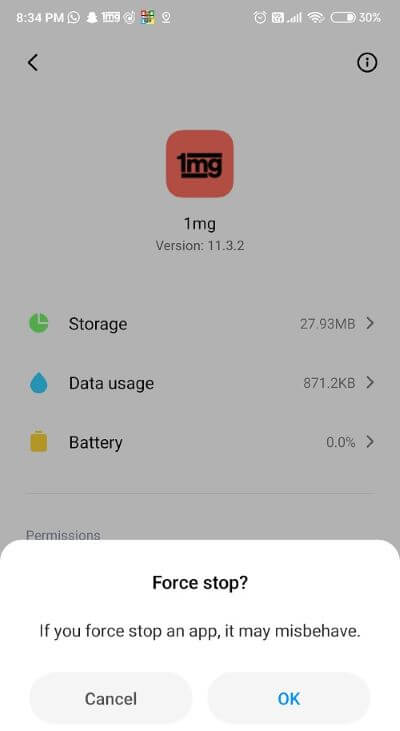 Next-to-the-clear-cache-option-you-will-see-a-button-saying-‘Force-stop’.-Click-on-it كيفية إلغاء تجميد هاتف Android الخاص بك