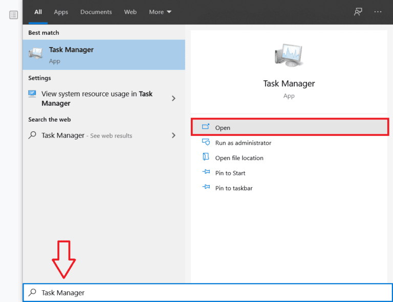 Press-ctrl-shift-esc-to-open-Task-Manager-directly-768x591-1 إصلاح خطأ عدم تشغيل Malwarebytes Real-Time لحماية الويب